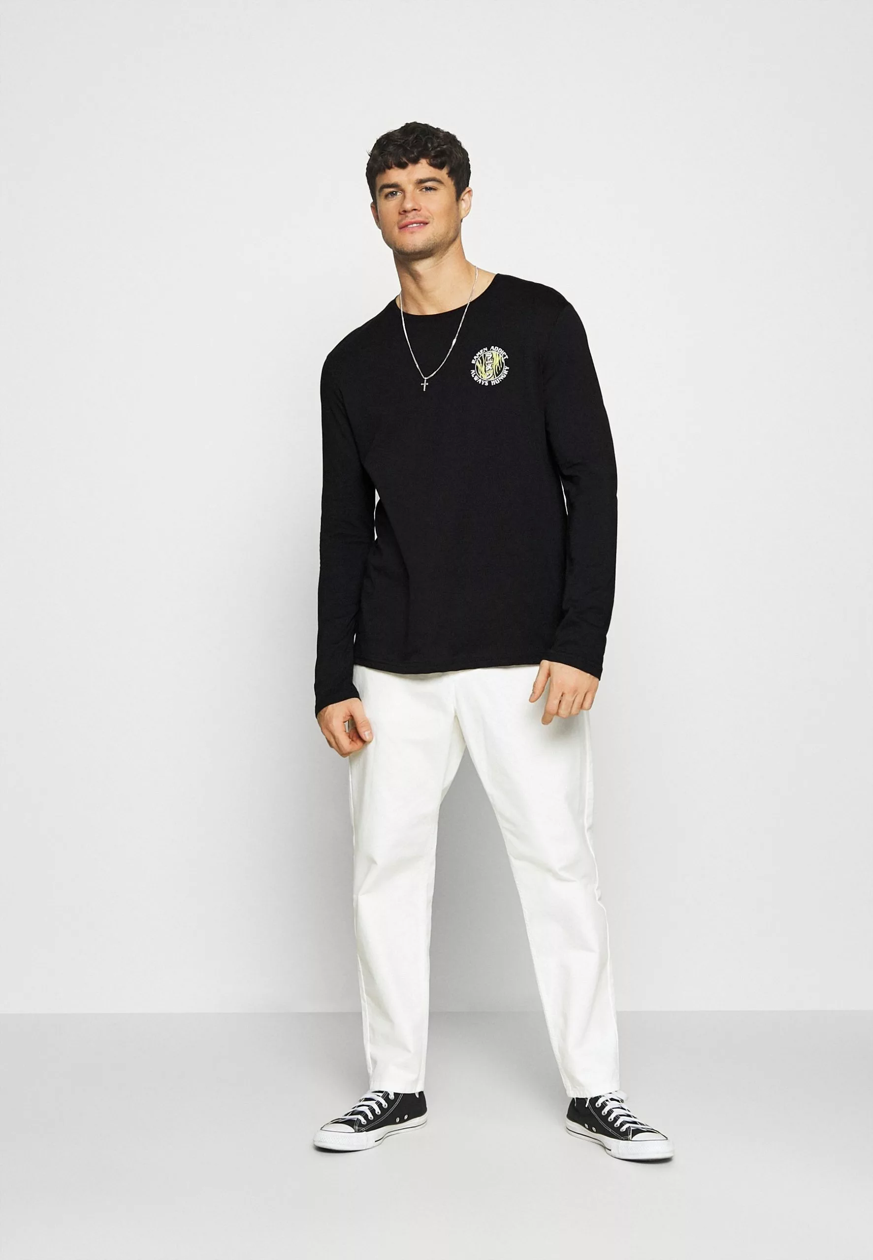 YOURTURN T-shirt à manches longues Prix Réduit t shirt Col rond all 4 YOURTURN T-shirt à manches longues Prix Réduit t shirt Col rond all – Image 2