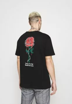 YOURTURN Prix Malin ROSE AND BARBED WIRE UNISEX - T-shirt imprimé t shirt Col rond all -YOURTURN Soldes 2023 e0e3e513cab943cea596fad89e507003