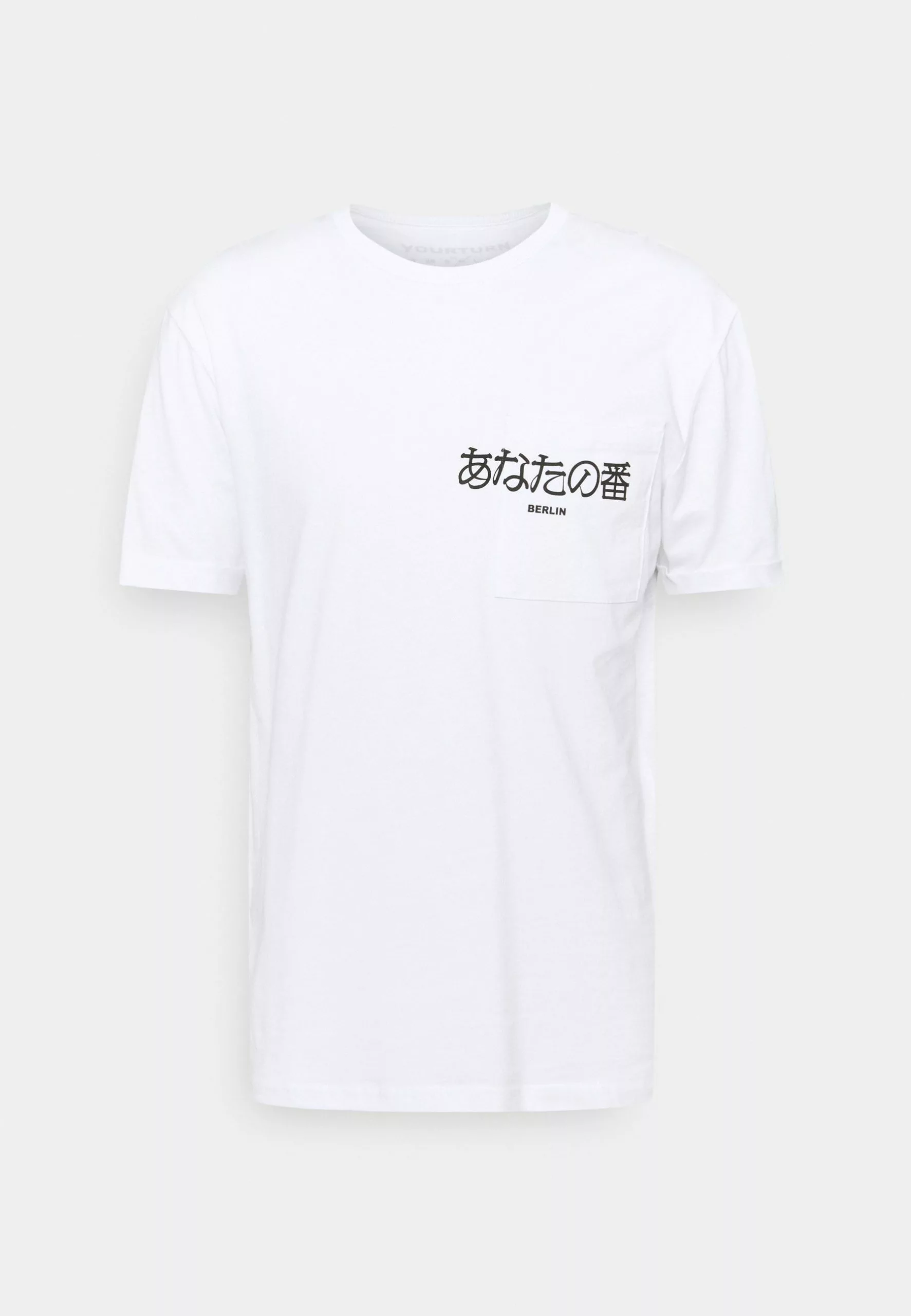 YOURTURN POCKET - T-shirt imprimé Authentique 100% t shirt Col rond all 7 YOURTURN POCKET - T-shirt imprimé Authentique 100% t shirt Col rond all – Image 5