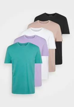 YOURTURN Bon Rapport Coût-Efficacité 5 PACK - T-shirt basique t shirt Col rond all -YOURTURN Soldes 2023 f2a8307c474c49d4850a659e9d1b0e83